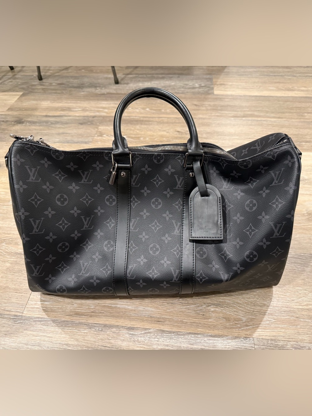 LV Black Travel Bag